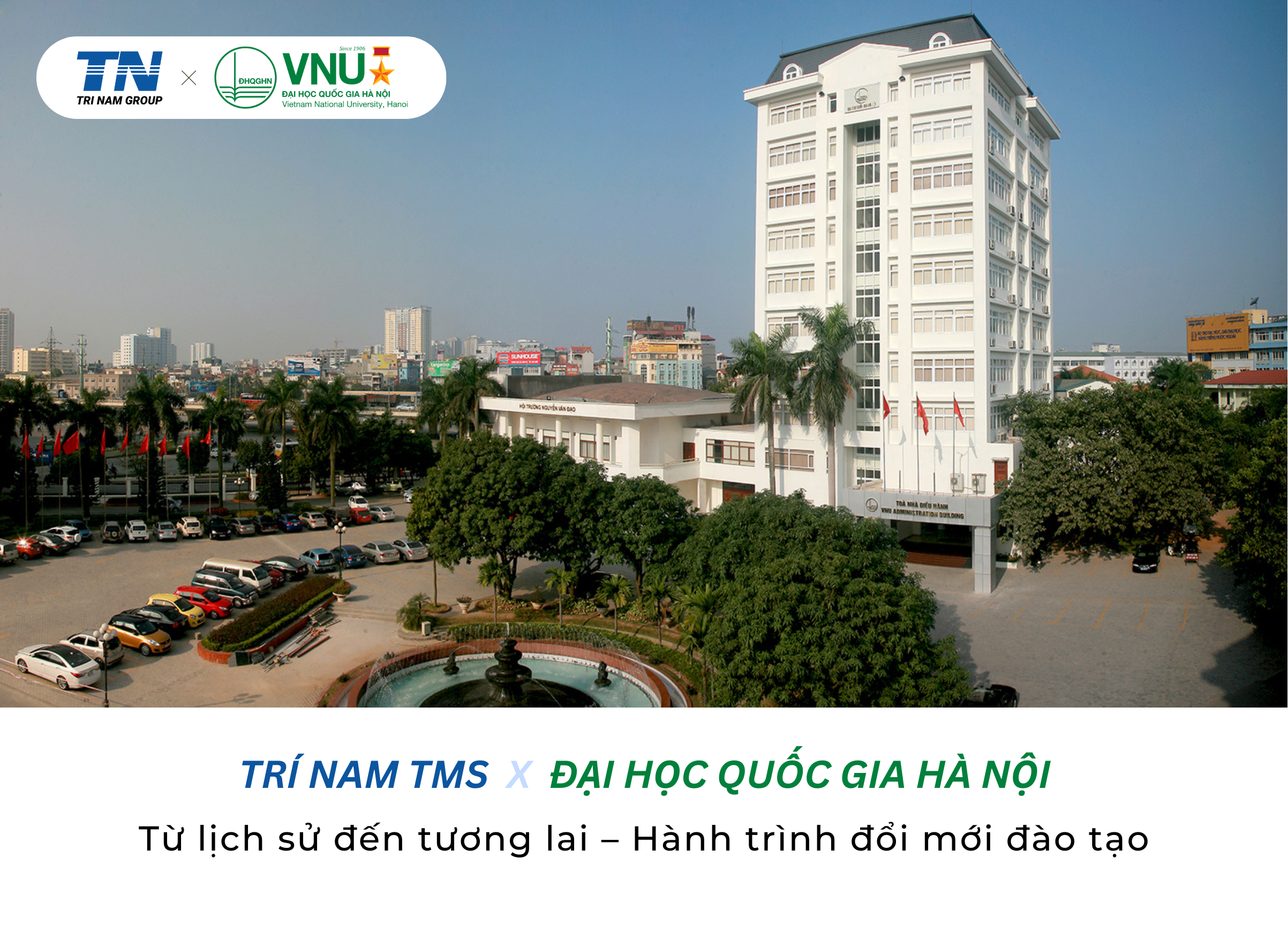 Khám phá hành trình đổi mới đào tạo của Đại học Quốc gia Hà Nội với hệ thống LMS tiên tiến, nâng cao chất lượng giảng dạy và học tập, đáp ứng xu hướng giáo dục thời đại 4.0 cùng sự hỗ trợ từ Trí Nam TMS.